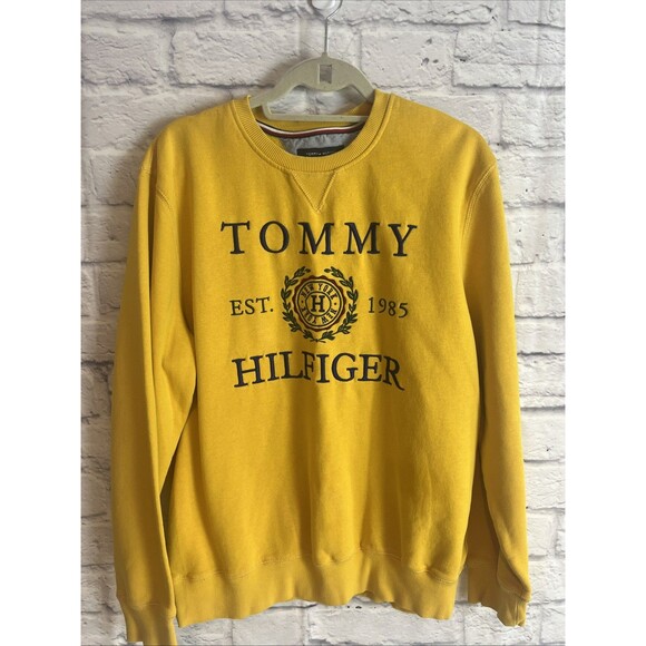 Tommy Hilfiger Men’s Casual Embroidered Pullover Crewneck  Sweatshirt Size XL - Picture 1 of 7